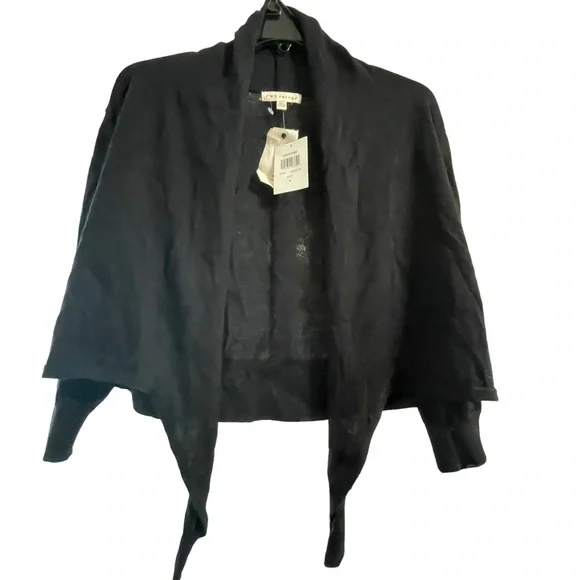 Retrology tie open front sweater size medium - Picture 9 of 16